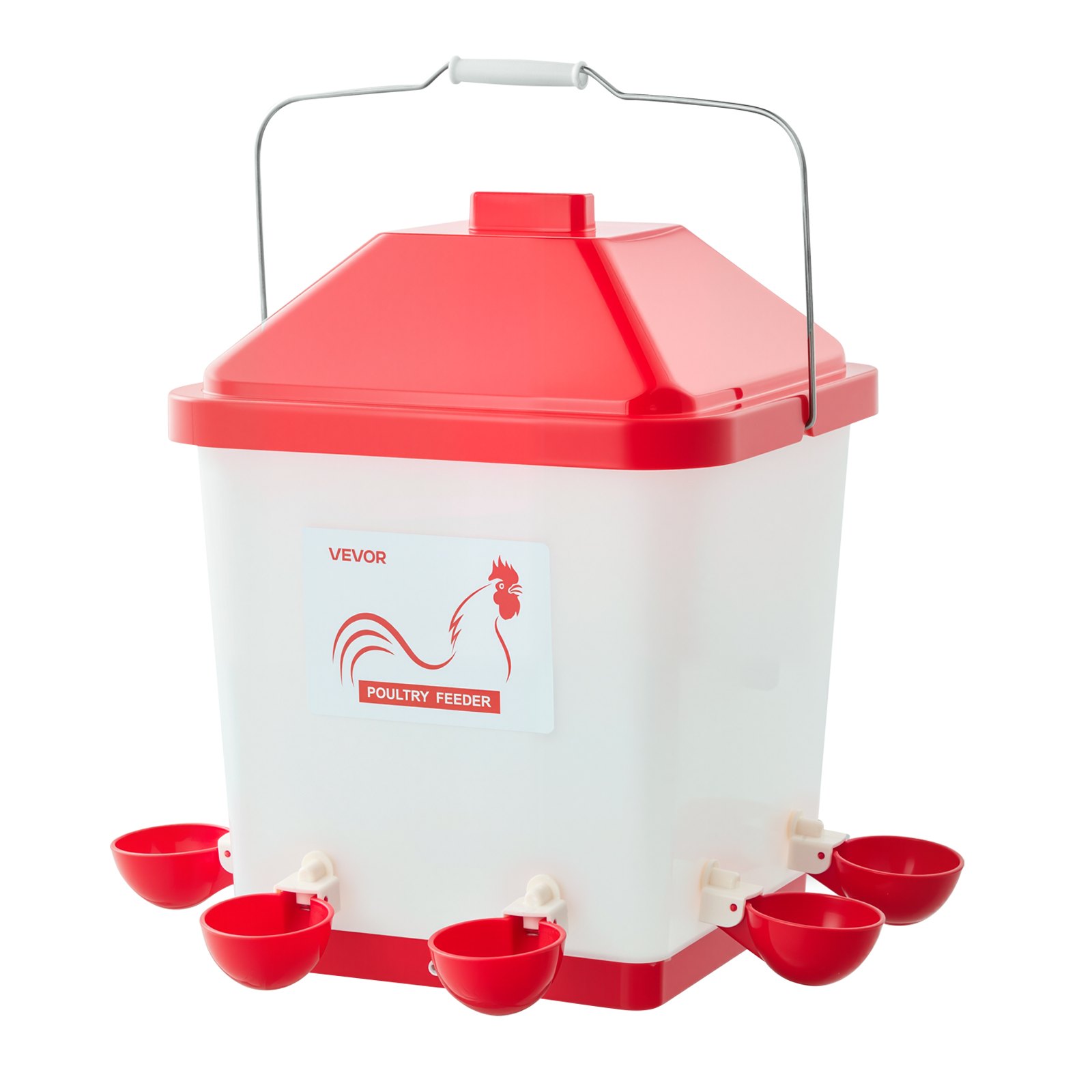 Kanojen juottoautomaatti North Craft 5GAL D, 19L, 6 porttia, Valkoinen/Punainen