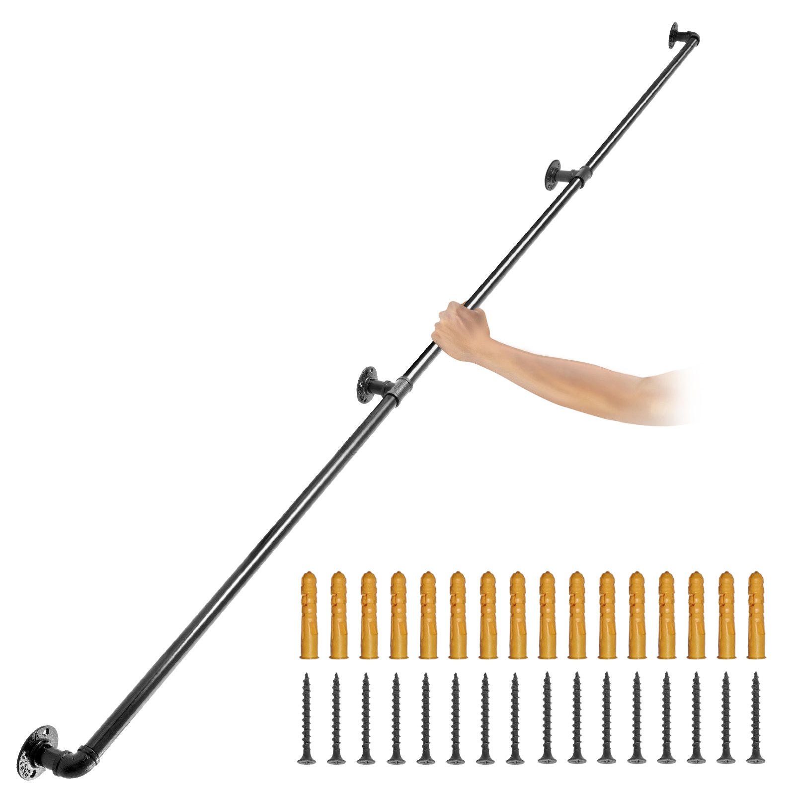 Käsijohde North Craft, 243.8cm, 199.6kg, Musta