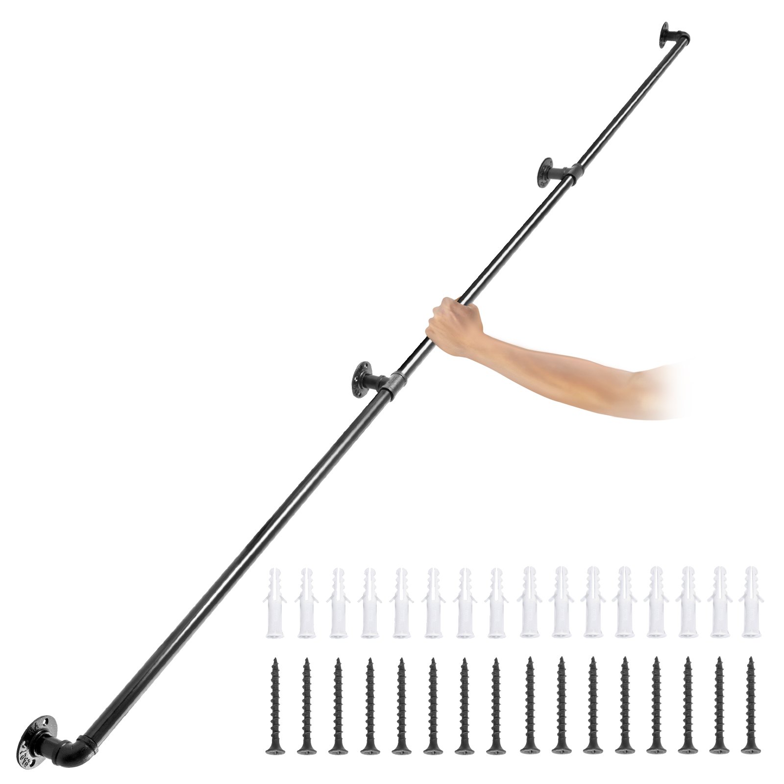 Käsijohde North Craft VV-GYGFS-HS9YC, 274.3cm, 200kg, musta