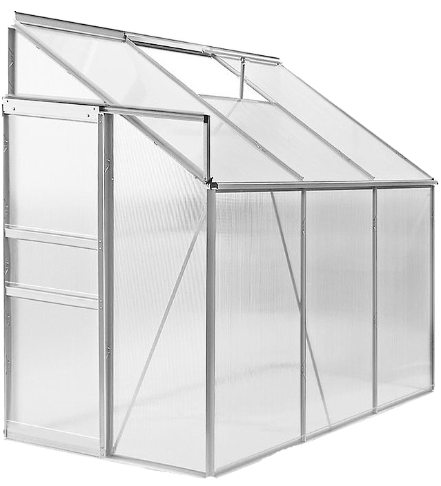 Kasvihuone AitaX  2,3 m² kennolevyllä, alumiini