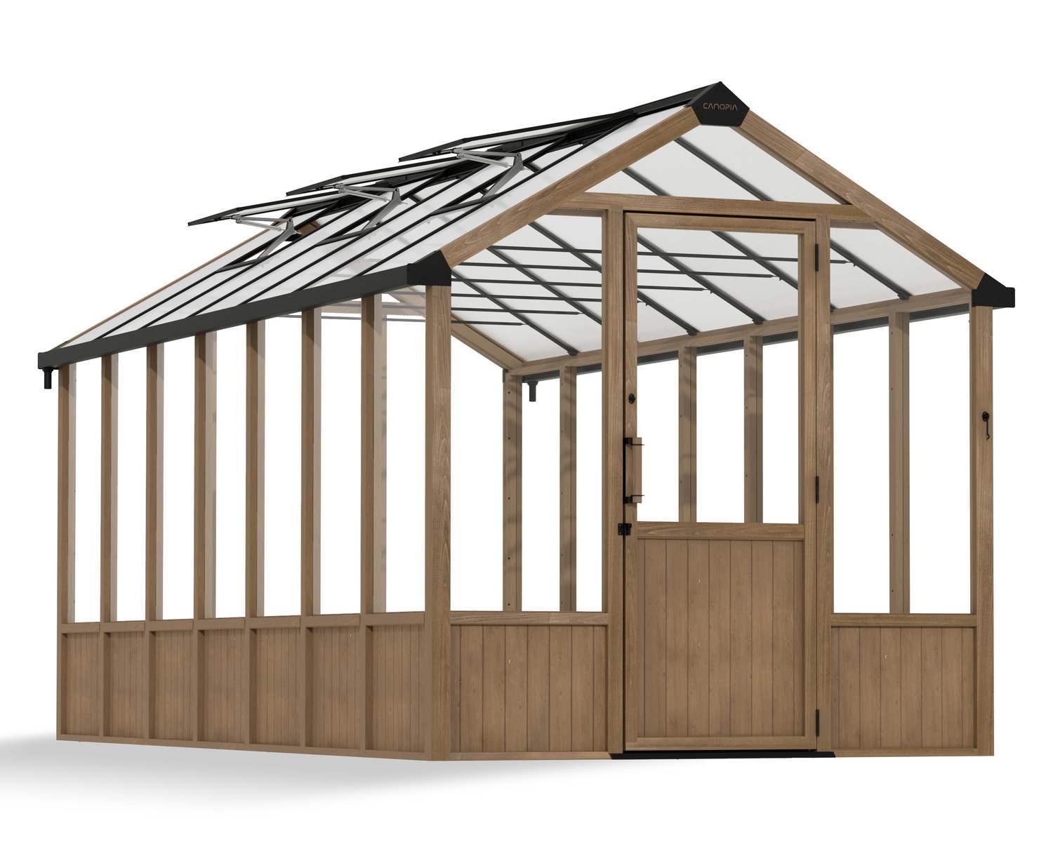 Kasvihuone Palram-Canopia Natura Cedar 11,9m², 257x500cm