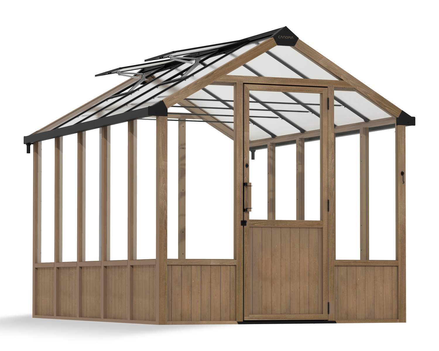 Kasvihuone Palram-Canopia Natura Cedar, 8,6m², 257x364cm