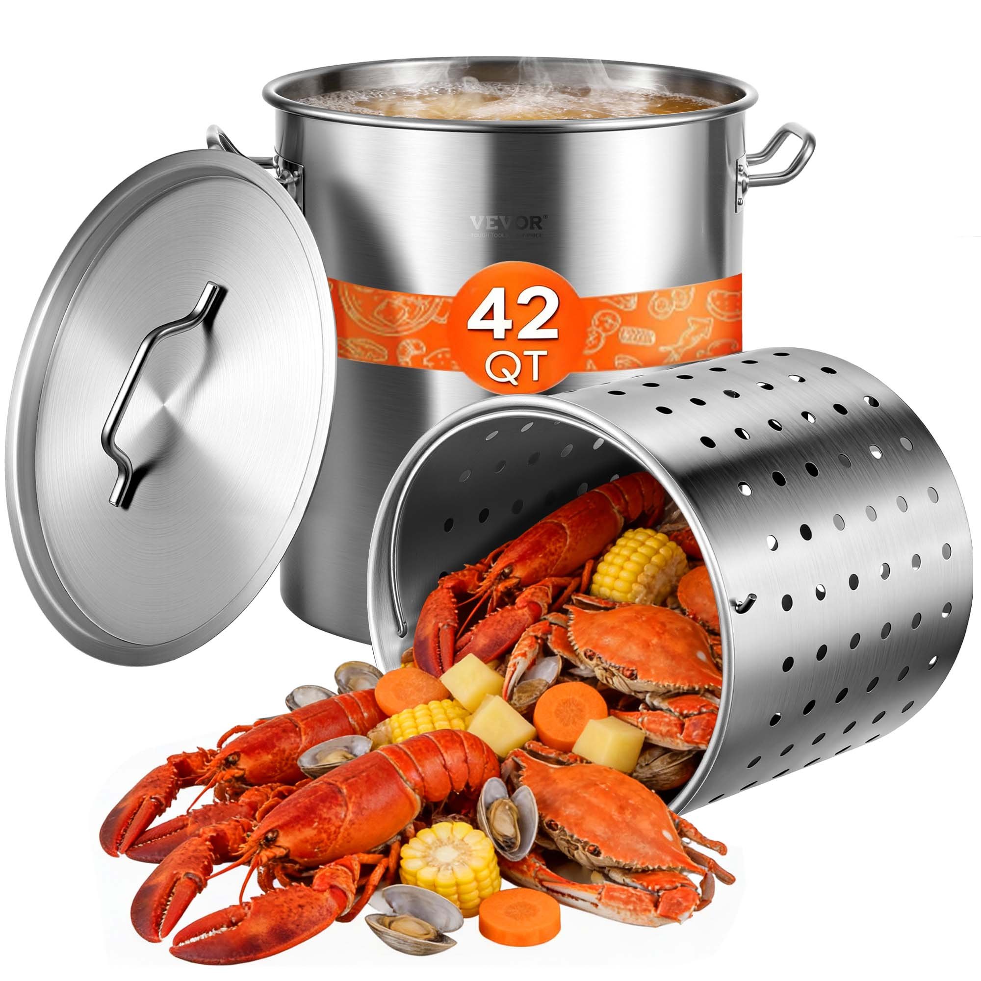 Kattila North Craft SP42QT354006S, 39.7L, ruostumaton teräs, hopea