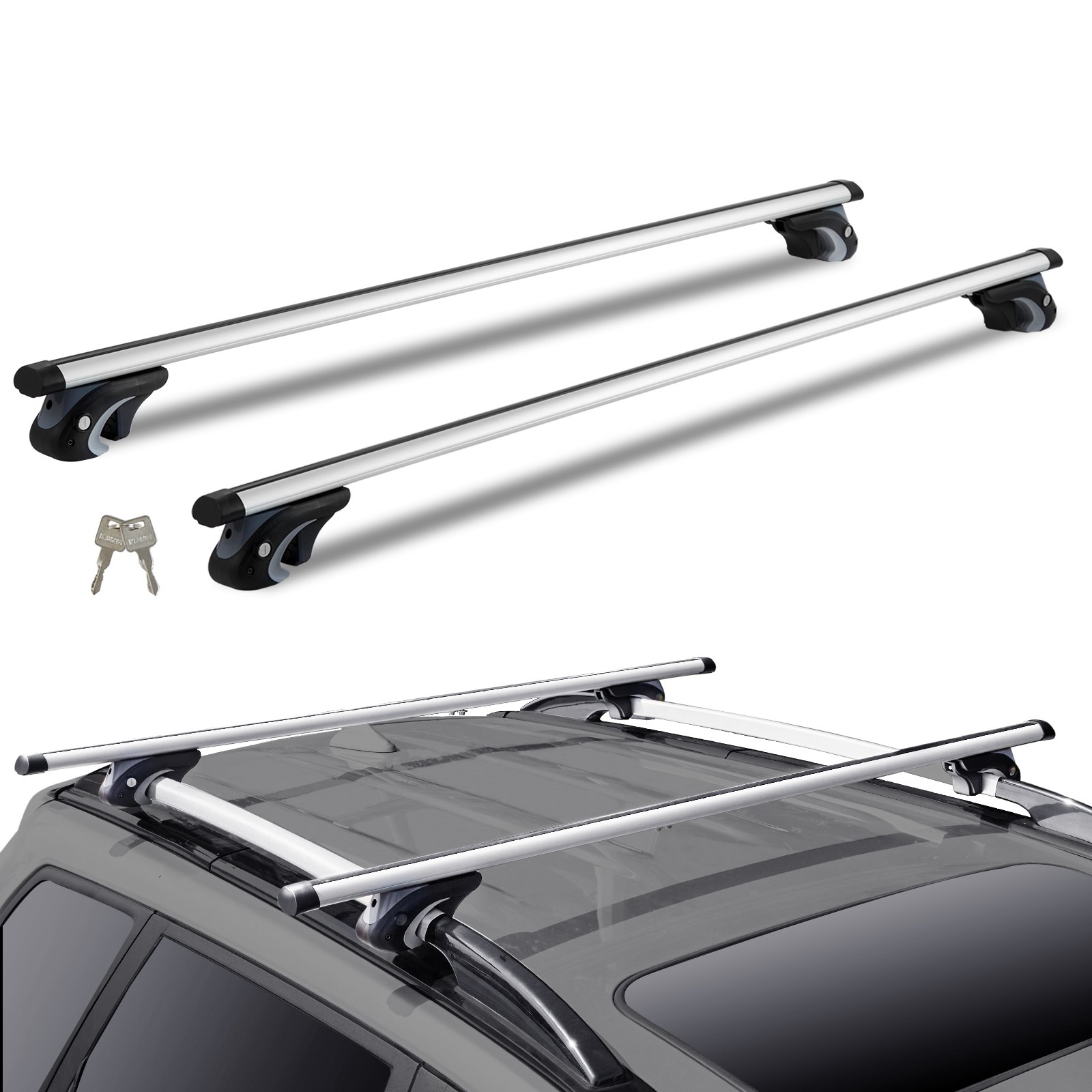 Kattoteline North Craft Universal, 135cm, Musta
