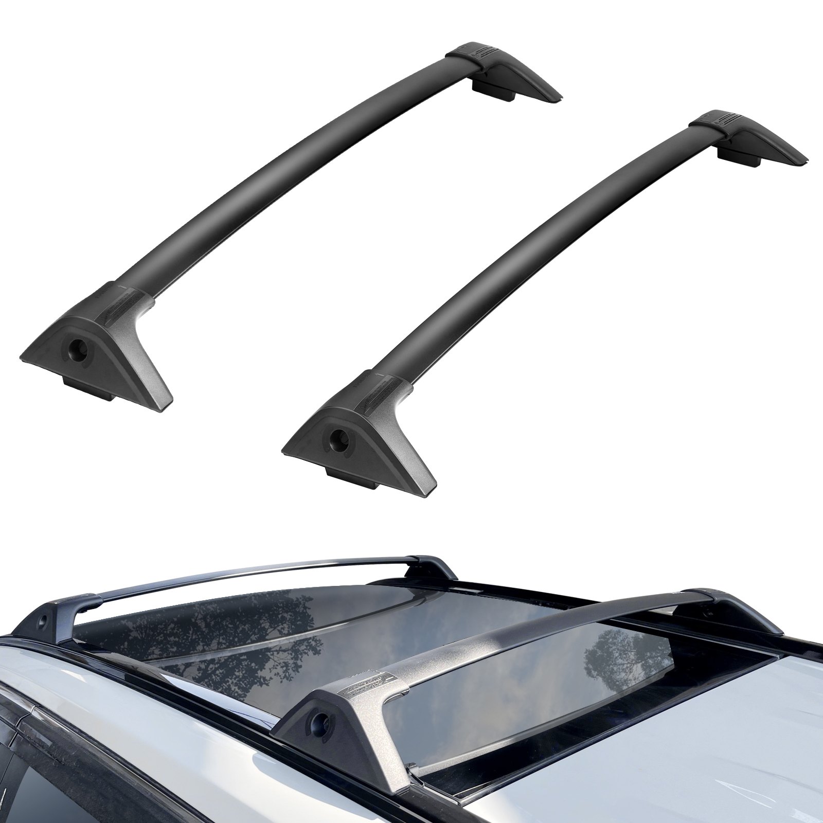 Kattoteline North Craft, Toyota RAV4 2019-2023, 117.93 kg kantavuus, Alumiini, Musta