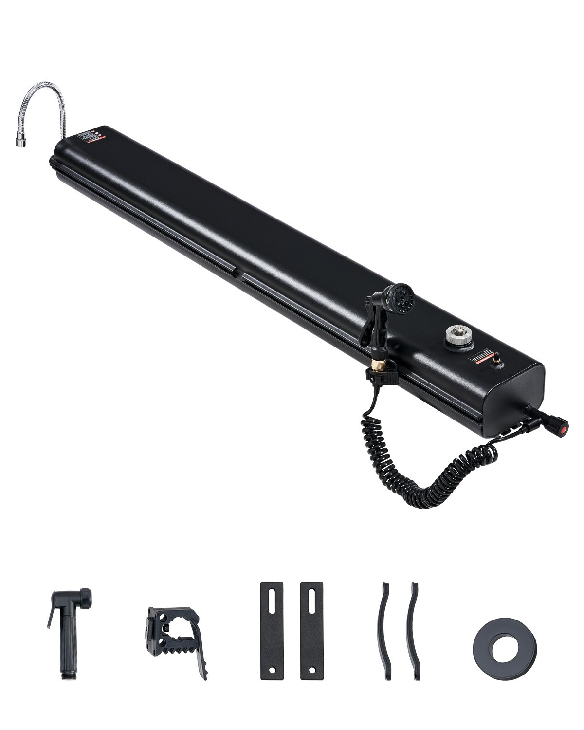 Kattotelineen vesisäiliö North Craft, 7 Gal/26.5L, Alumiini, Musta