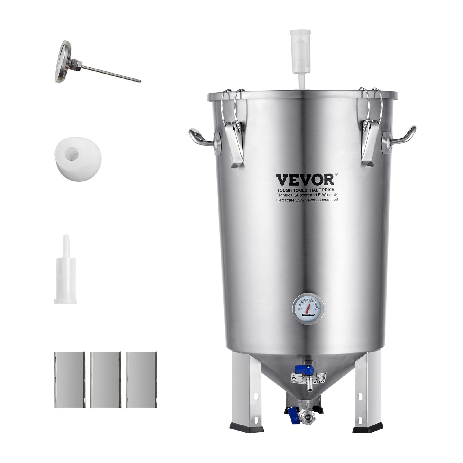 Käymisastia North Craft DM-F300, 30L, RST, Läpinäkyvä lämpömittari