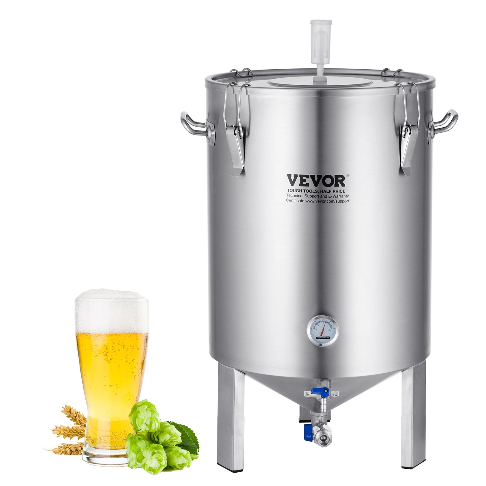 Käymisastia North Craft DM-F600, 60L, Ruostumaton teräs, Lämpömittari