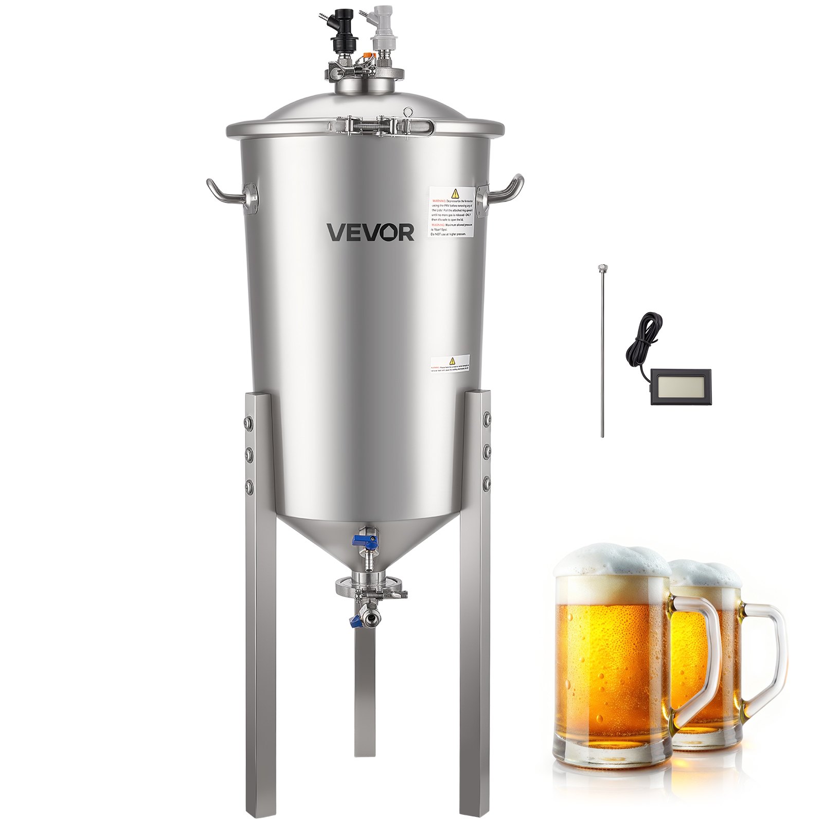 Käymisastia North Craft DM-NF350-B, 30L, ruostumaton teräs