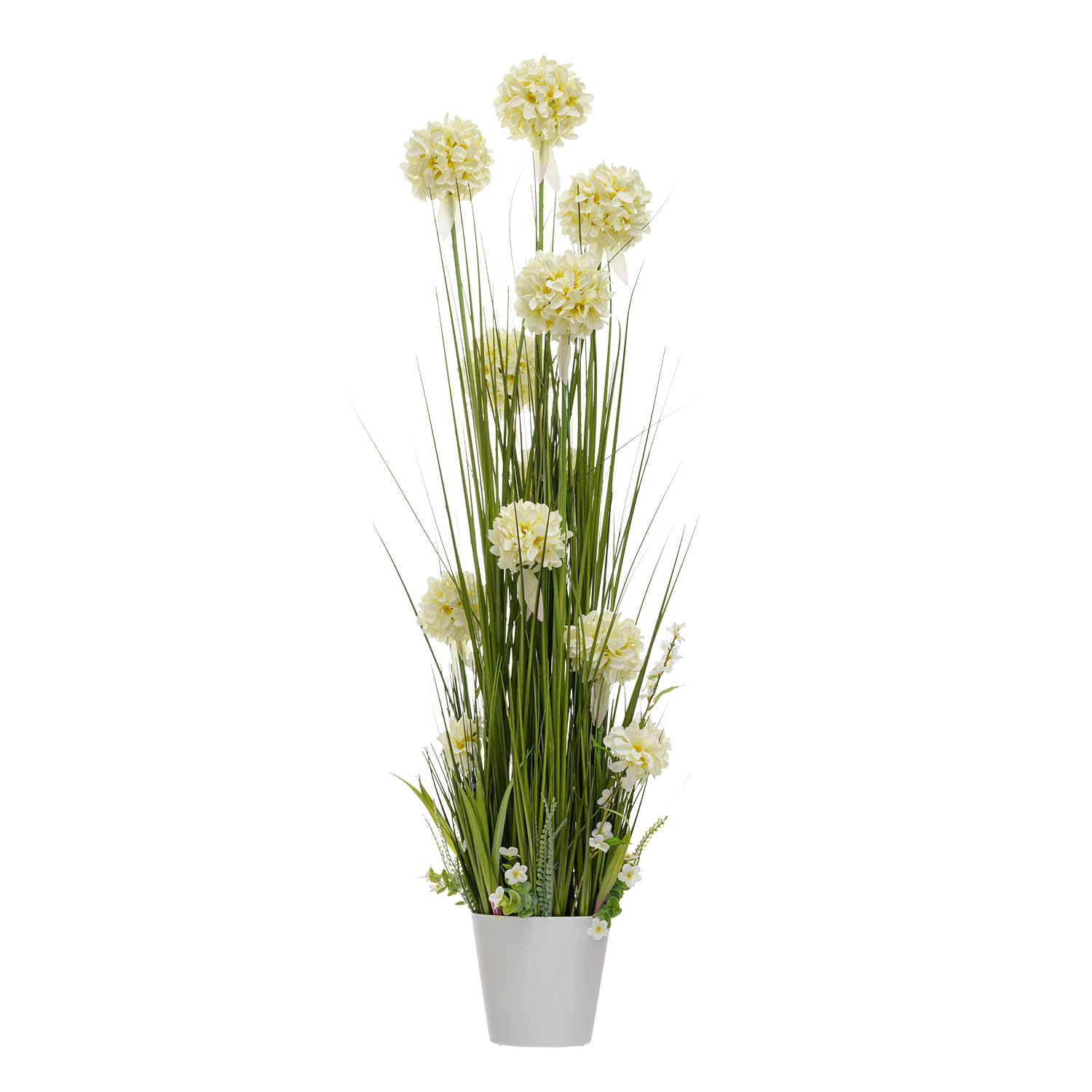 Keinokukka Home4You In Garden H120Cm, Valkoinen Hyasintti Ruukulla