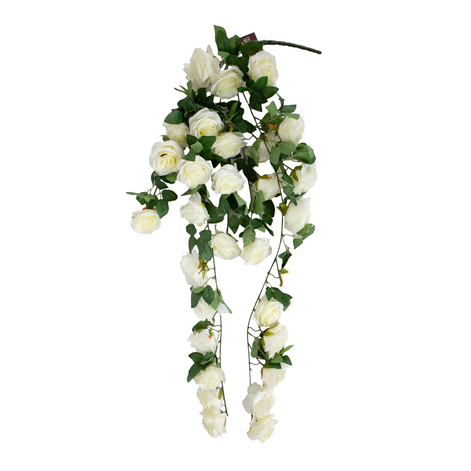 Keinokukkahaara Home4You Flowerly, H120Cm, Valkoinen Ruusu