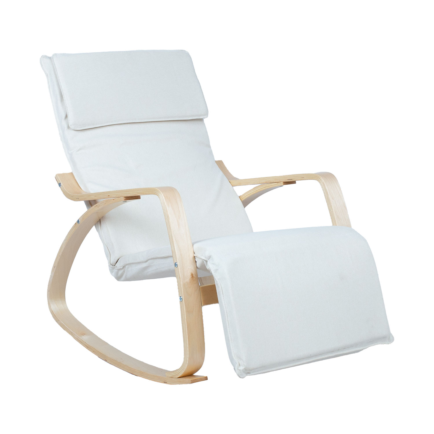 Keinutuoli Home4You Kongbo, 127x67x90cm, Beige