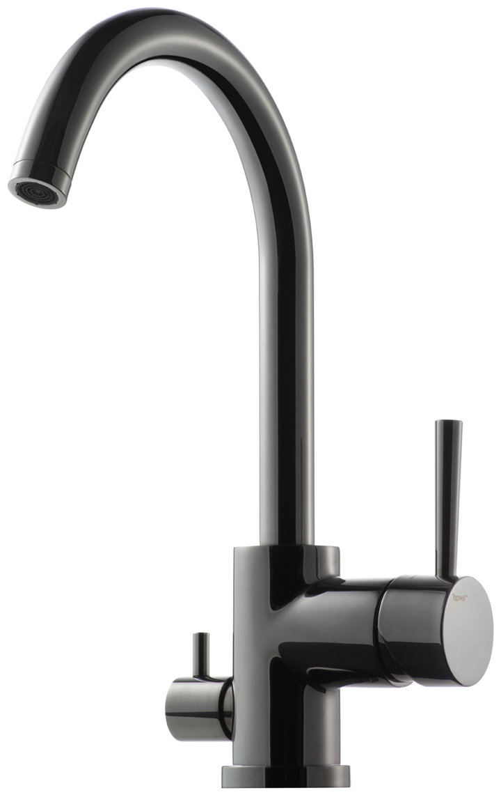 Keittiöhana Tapwell EVO184 Black Chrome, pesukoneventtiilillä, musta kromi