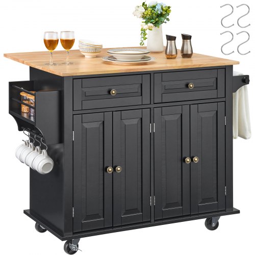 Keittiösaareke North Craft SR191276-1, 110x71.5 cm, musta