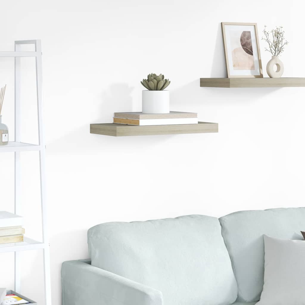 Kelluva seinähylly tammi 50x23x3,8 cm mdf