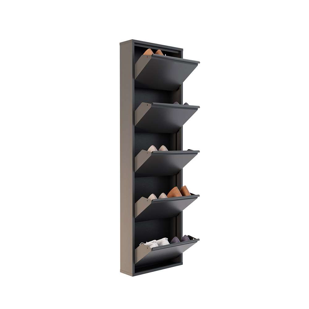 Kenkäkaappi Valento Furniture 5 Piece Metal, 50x169cm