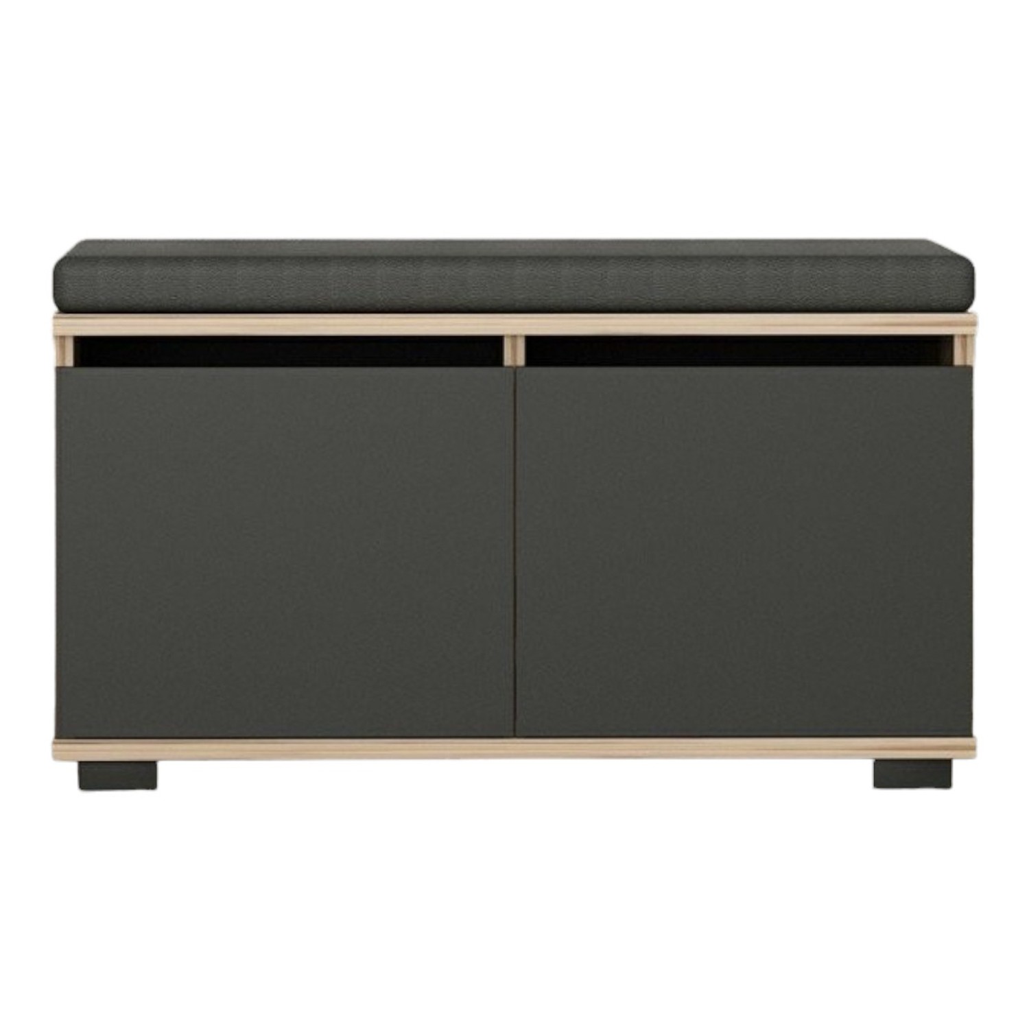 Kenkäkaappi Valento Furniture Drago, pähkinä/musta