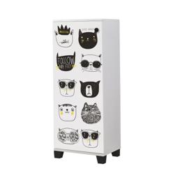 Kenkäkaappi Valento Furniture Filinta, 50x127x38cm, valkoinen