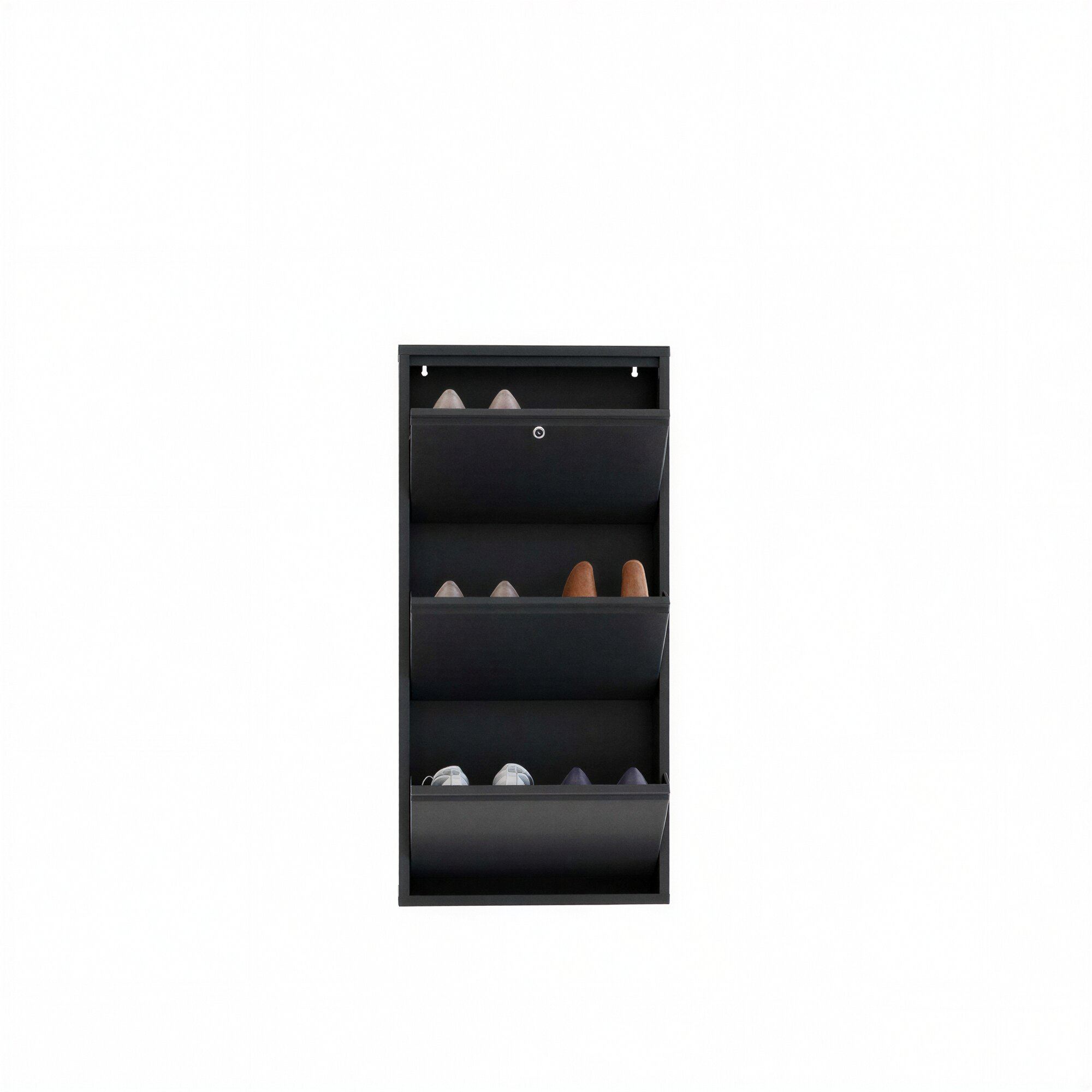 Kenkäkaappi Valento Furniture Locking 3 Piece Metal, 50x103cm
