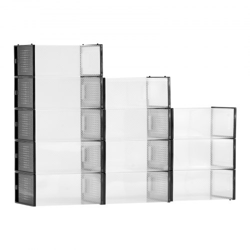 Kenkälaatikot North Craft, 12kpl, 334x230x145mm, musta