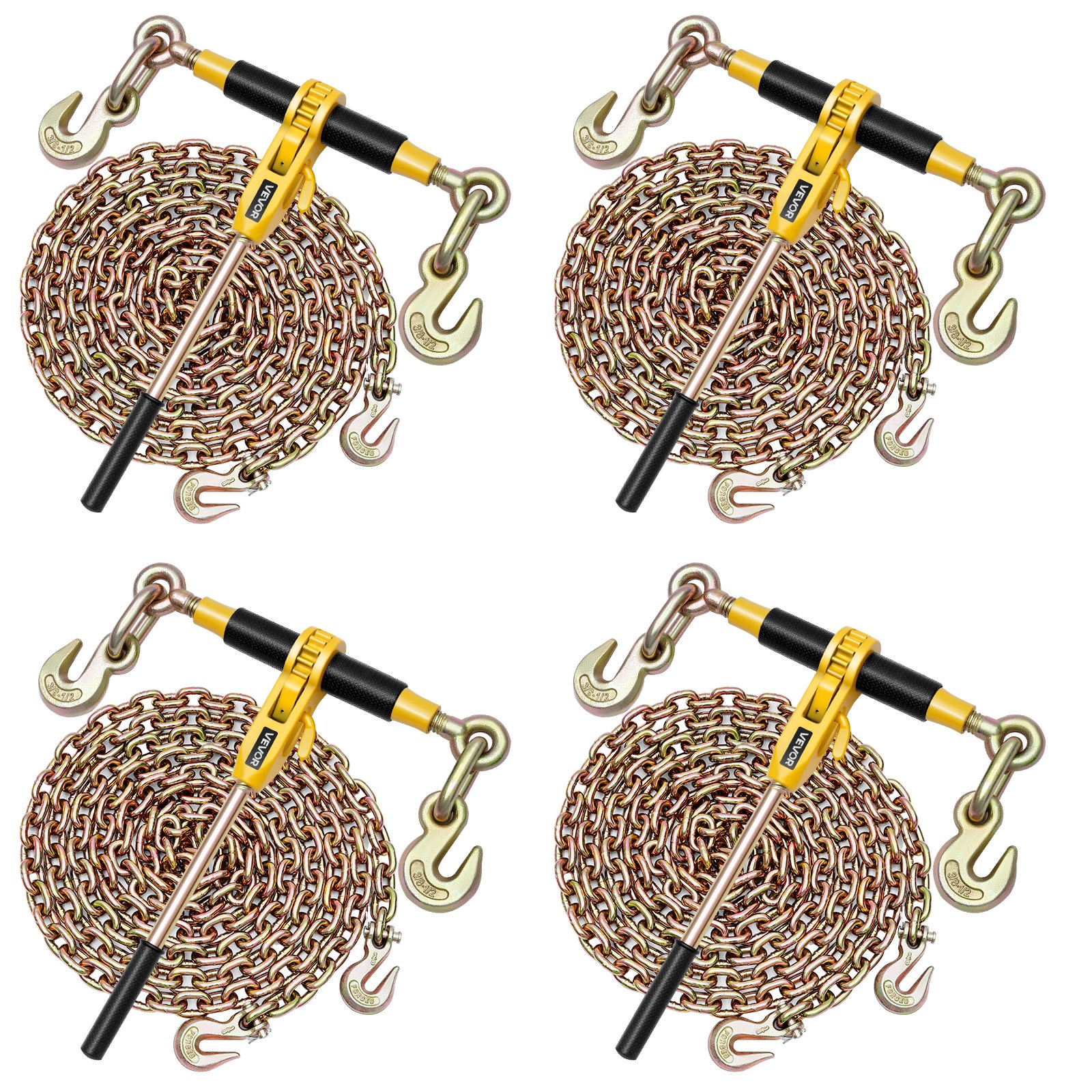 Ketjunkiristin räikällä ja ketjuilla North Craft G80, 10mm x 6.1m, 4173kg, punainen