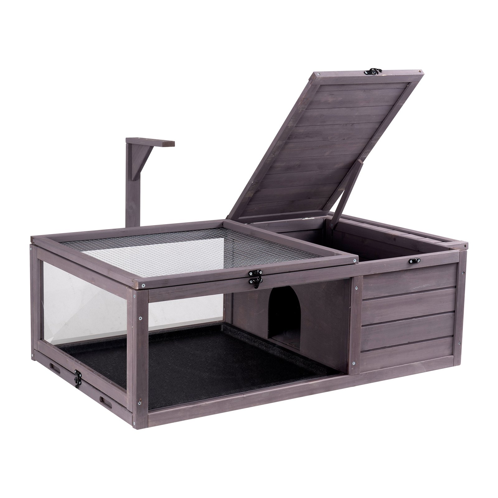Kilpikonnaterraario North Craft MSH-T02, 965x610x330mm, Harmaa