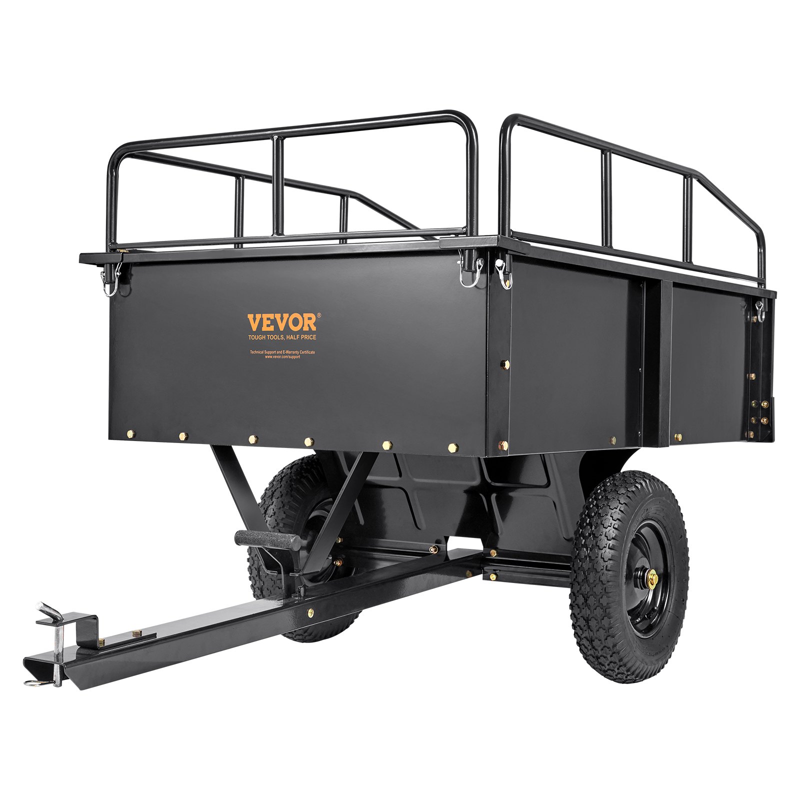 Kippikärry North Craft BTC002C, 340kg, 0.43m³, Musta