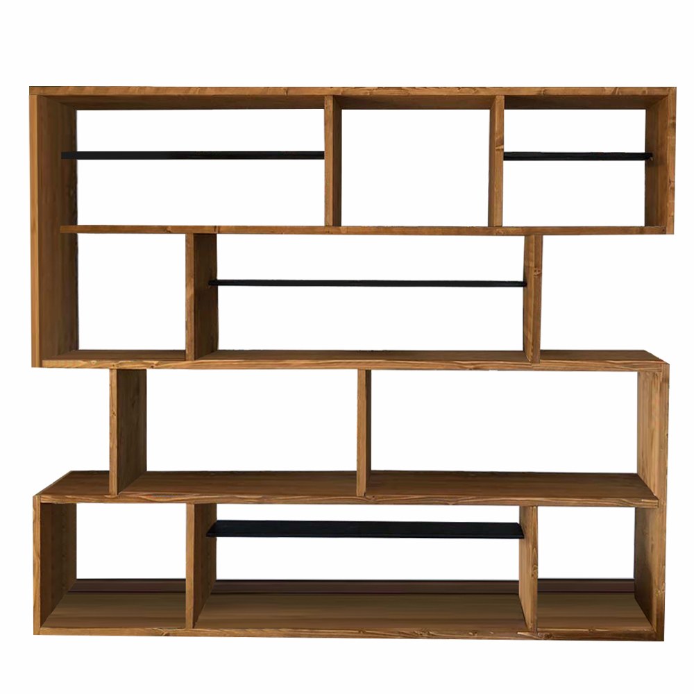 Kirjahylly Valento Furniture 200x200cm, Teak