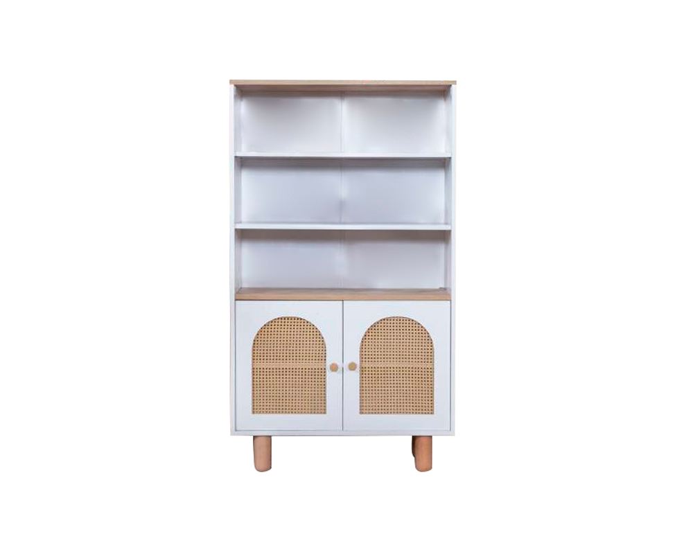 Kirjahylly Valento Furniture Bohem, 90x158cm, ruskea/valkoinen