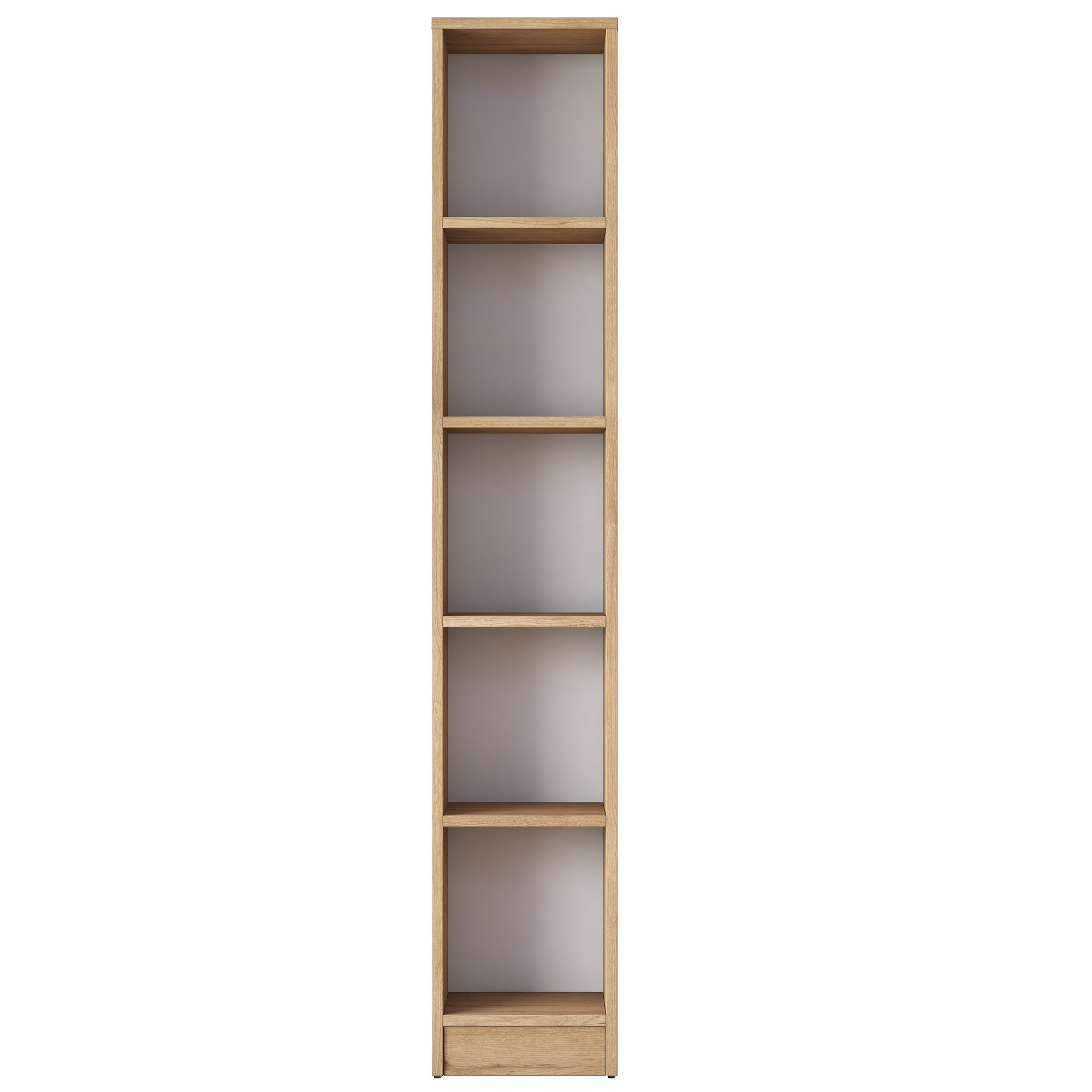 Kirjahylly Valento Furniture HC114-2661, korkeus 170cm, leveys 30cm, ruskea