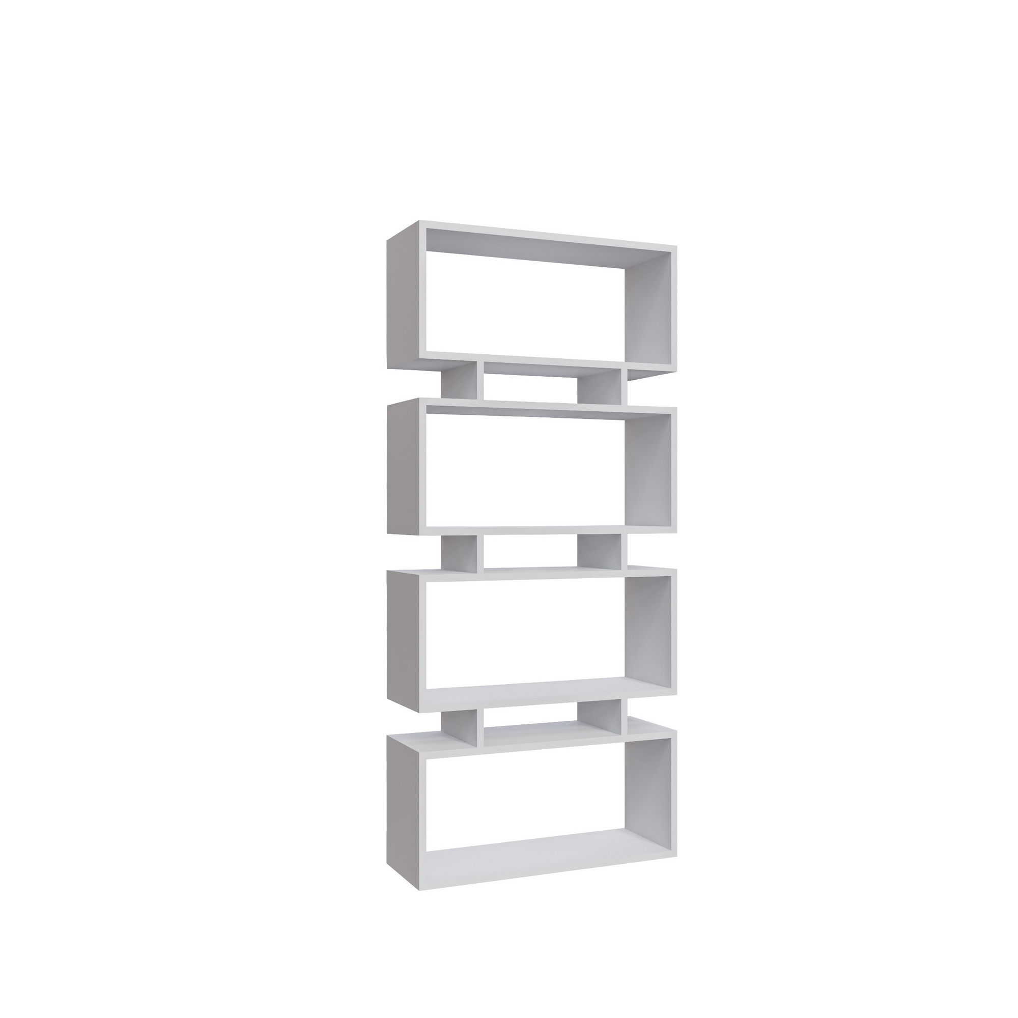Kirjahylly Valento Furniture Langdon valkoinen