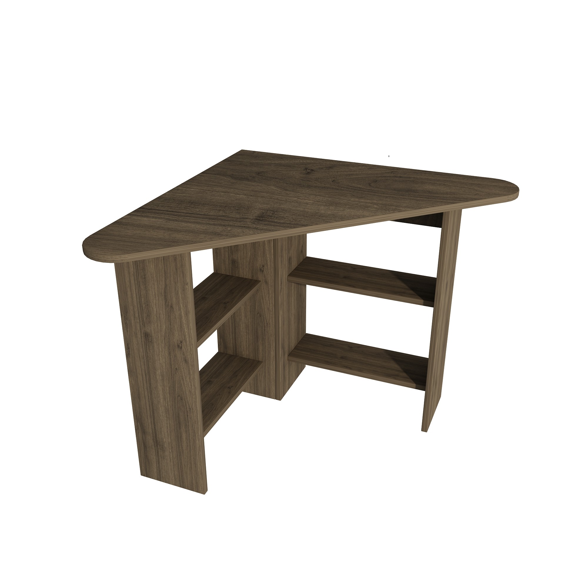 Kirjoituspöytä Valento Furniture Corner, 80x80cm, Pähkinä