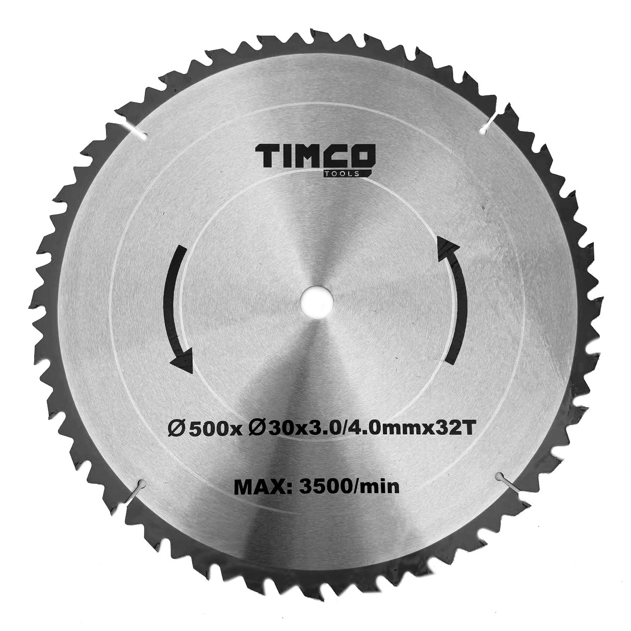 Klapisirkkelinterä Timco 500x30, 32T
