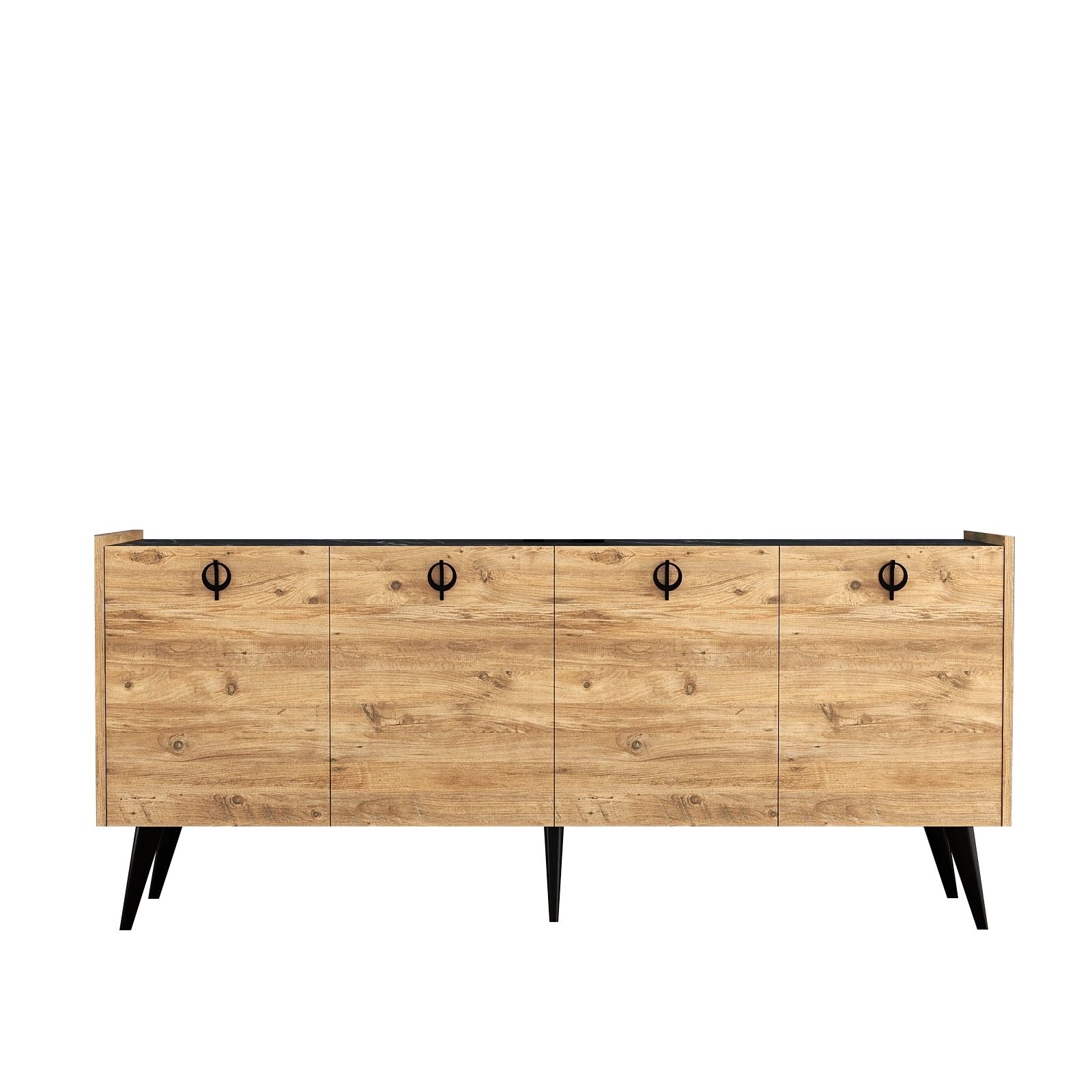 Konsolipöytä Valento Furniture Kaya, 180x40cm, Atlantic Pine