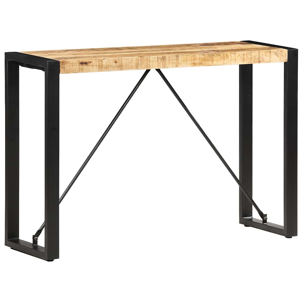 Konsolipöytä 110x35x76 cm täysi mangopuu