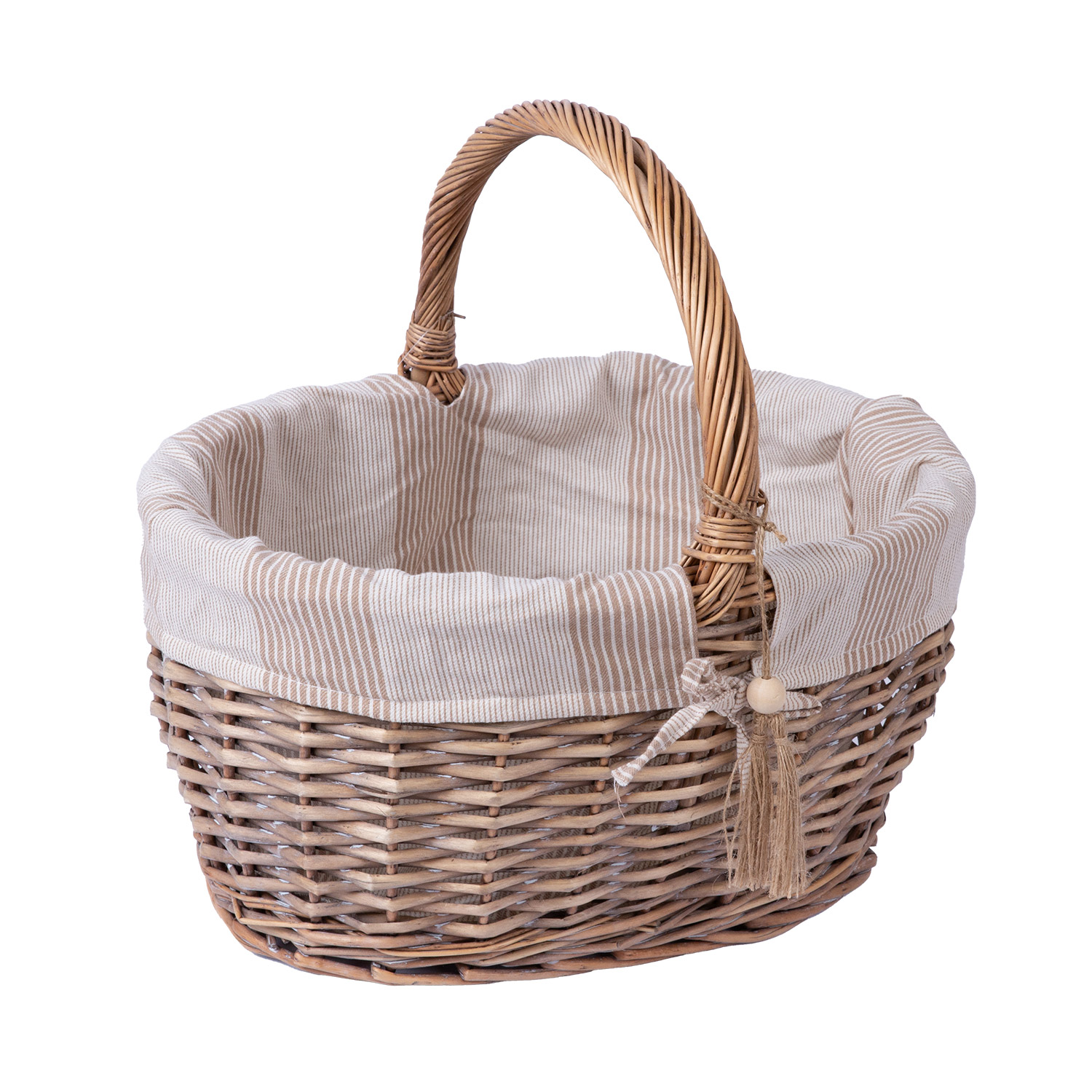 Kori Home4You Willi Stripe, 42x31x38cm, Beige