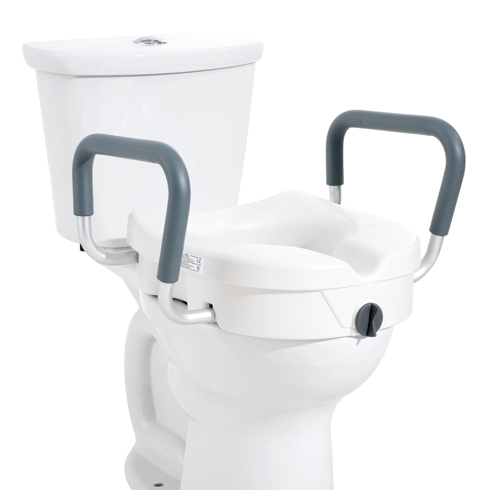 Korotettu WC-istuin North Craft, 12.7 cm, 158.8 kg, Alumiini/Muovi