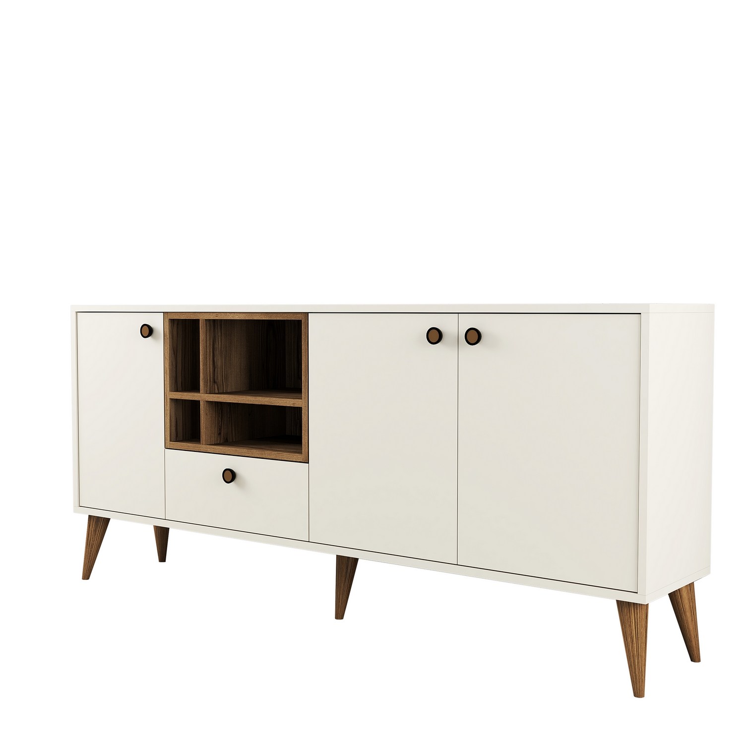 Konsolipöytä Valento Furniture Napoli, 180x35cm, Cream