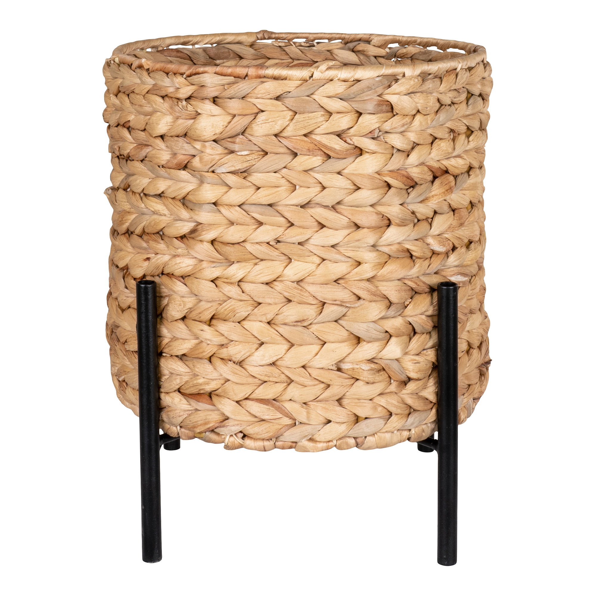 Kukkaruukku House Nordic Antas, vesihyasintti, musta/luonto, ø26, 5x29 cm
