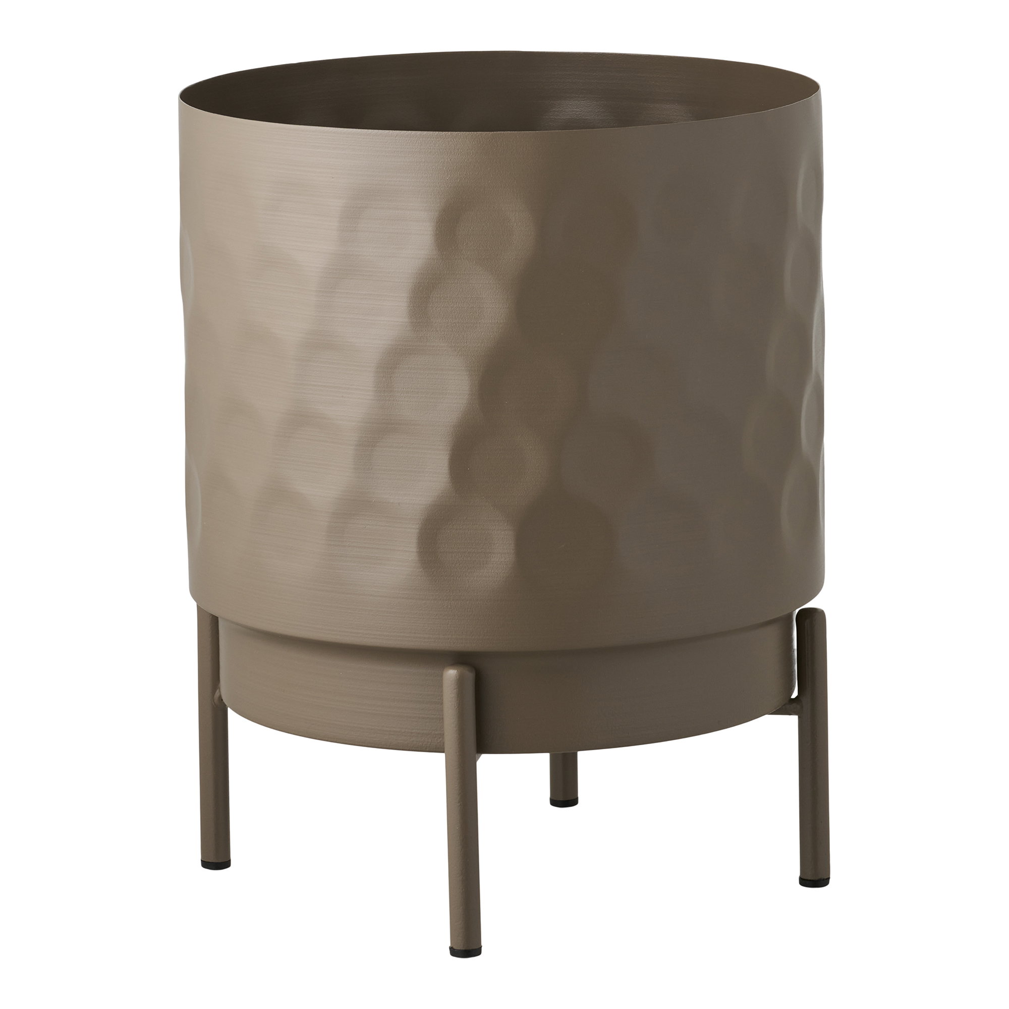 Kukkaruukku House Nordic Flowerpot, terästä, ruskea, ø21x26 cm