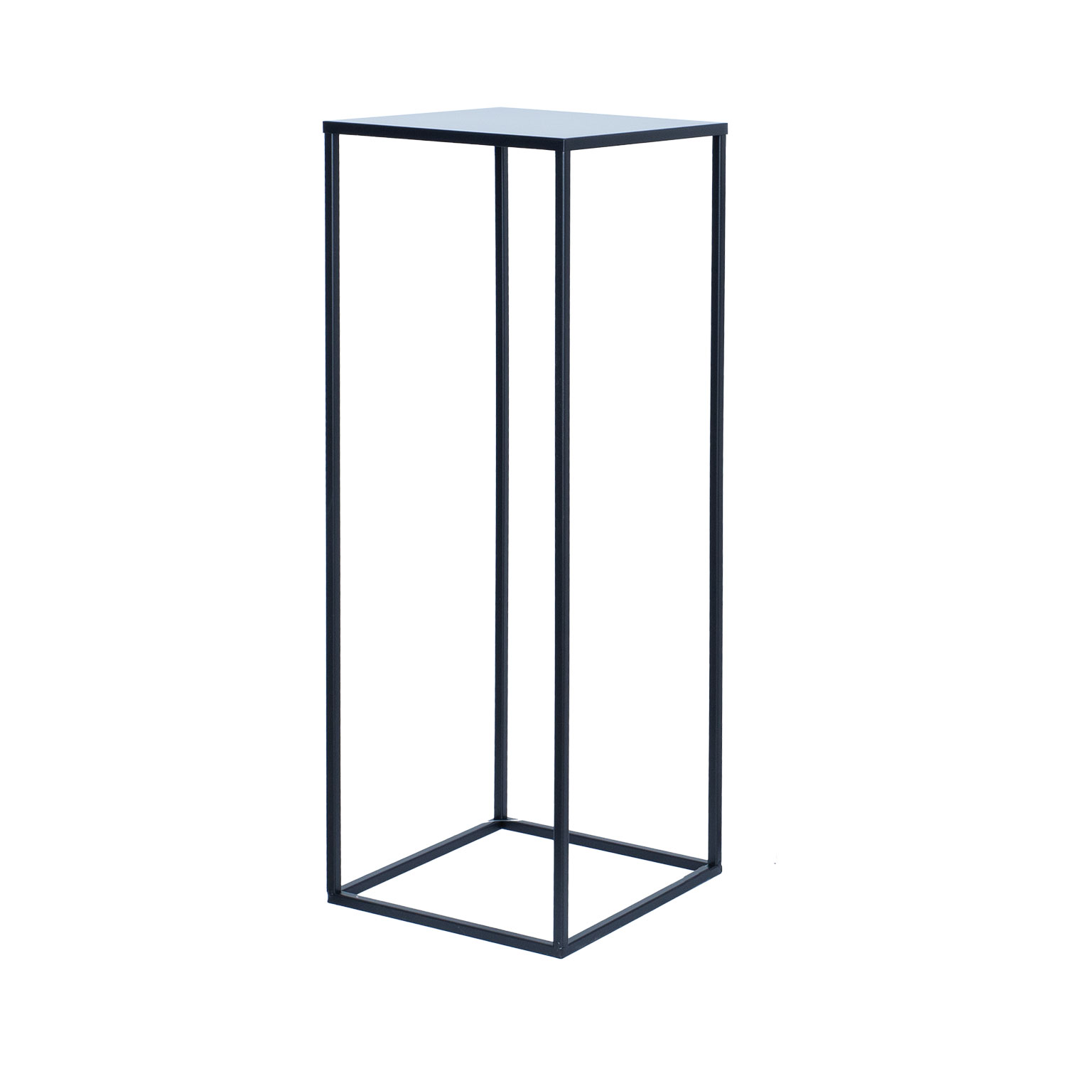Kukkateline Home4You Deia Chi L, 25x25x70cm, Musta