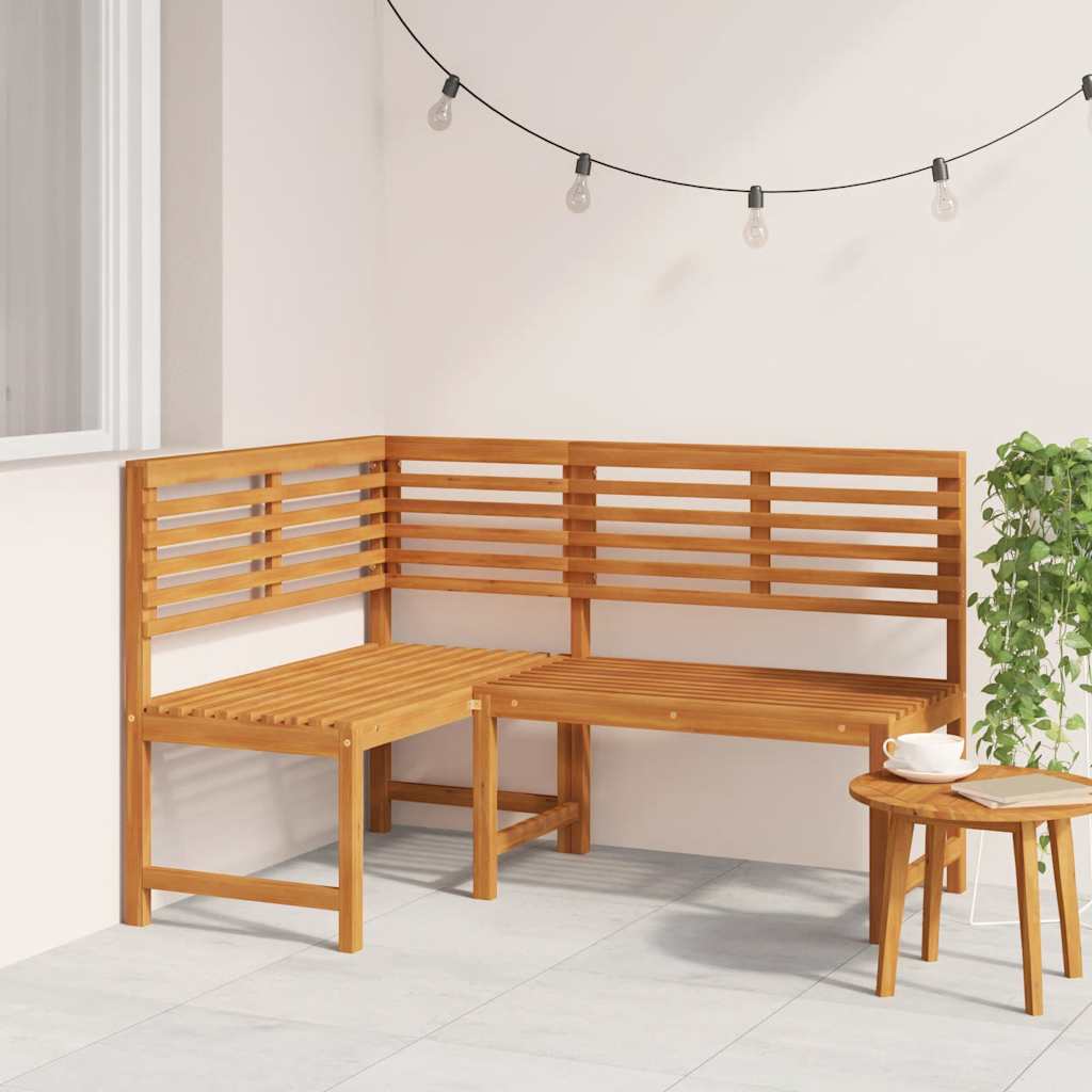 Kulmapenkki 140 cm akaasiapuu