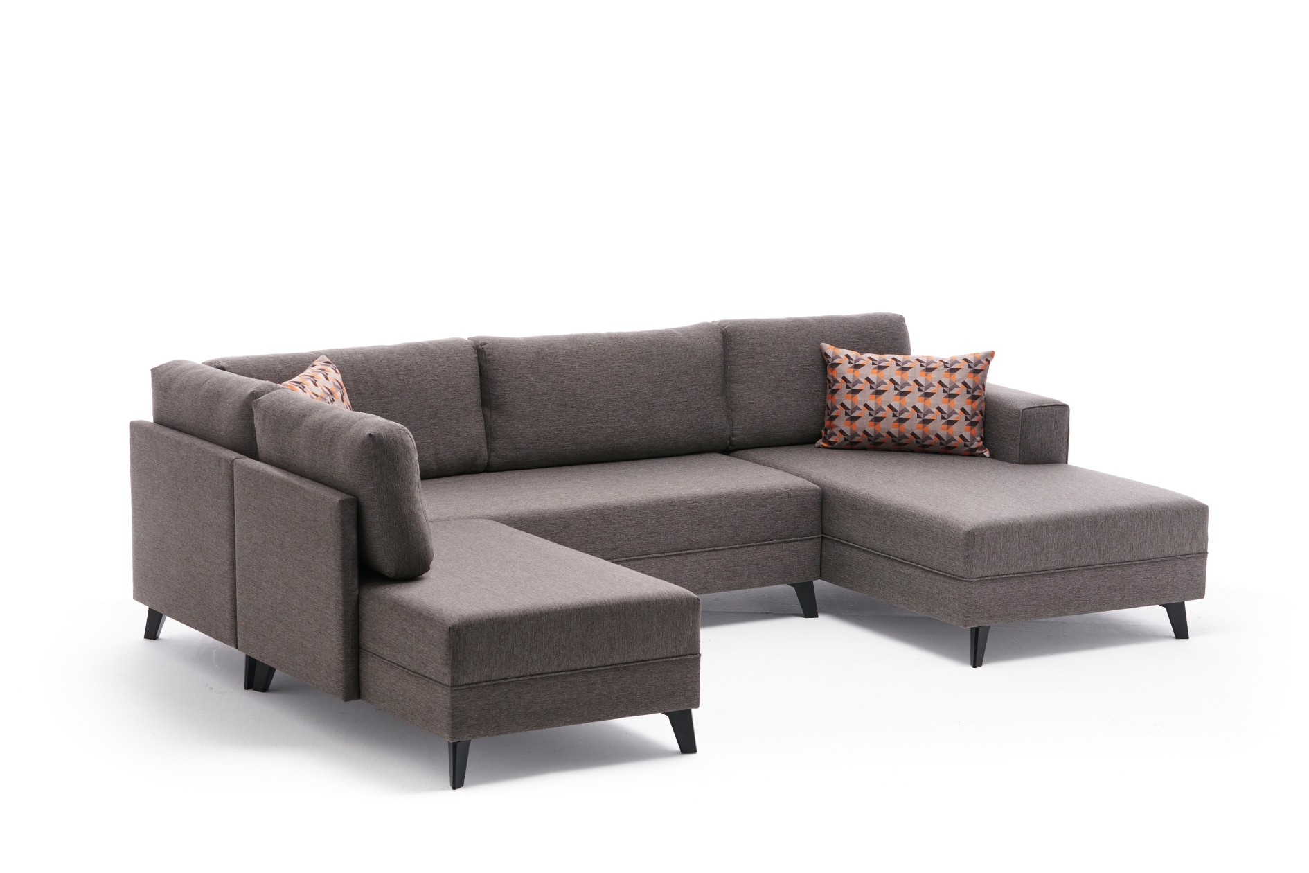 Kulmavuodesohva Valento Furniture Efsun, 300x202cm, 219x149cm, ruskea
