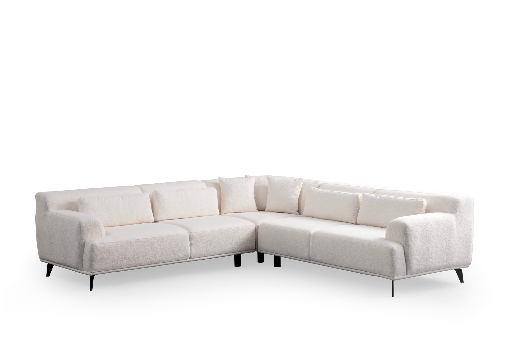 Kulmasohva Valento Furniture Jaguar, valkoinen