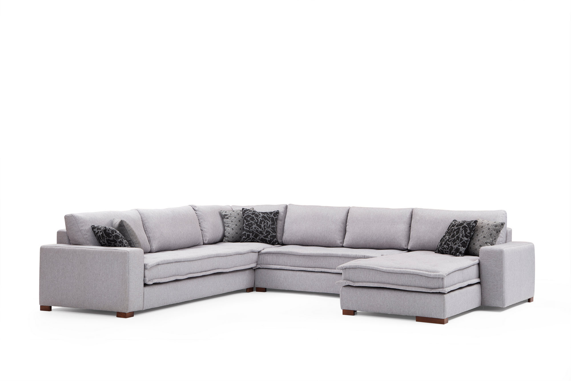 Kulmasohva Valento Furniture Lena, vaaleanharmaa