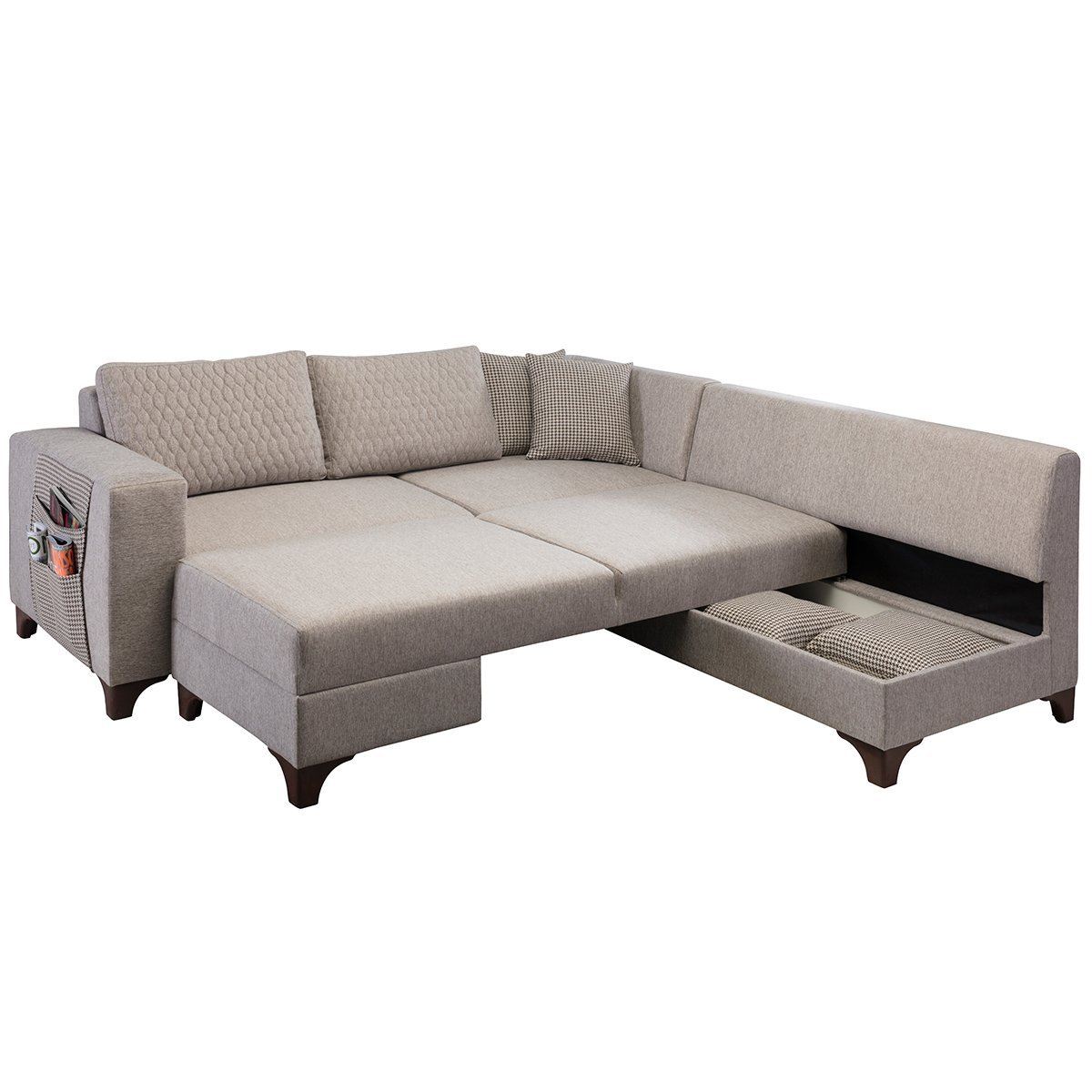 Kulmavuodesohva Valento Furniture Loft, 230x285cm, 8 tyynyä