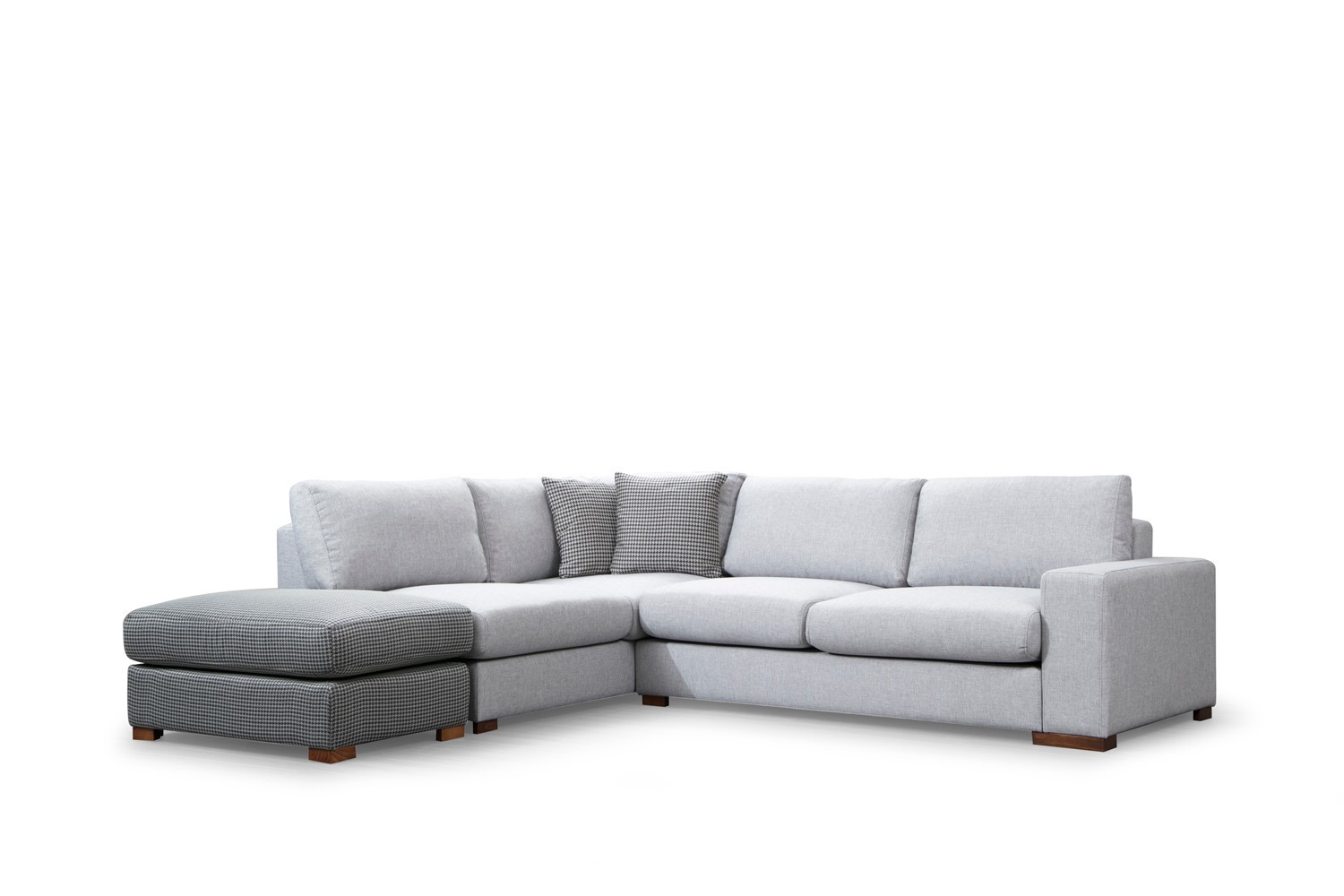 Kulmasohva Valento Furniture Loop, 246x266cm, Harmaa