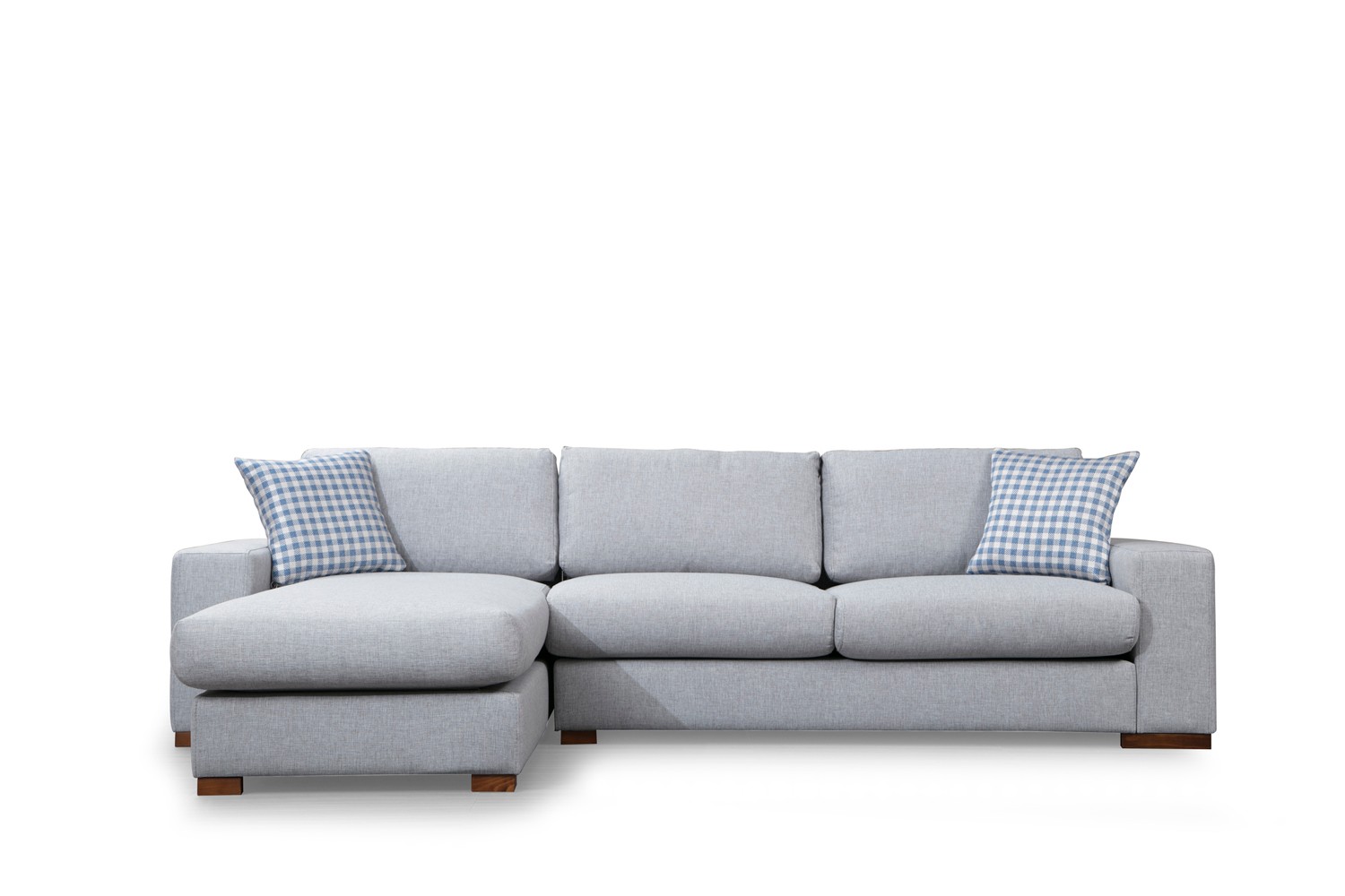 Kulmasohva Valento Furniture Loop, 290x194cm, vaaleanharmaa