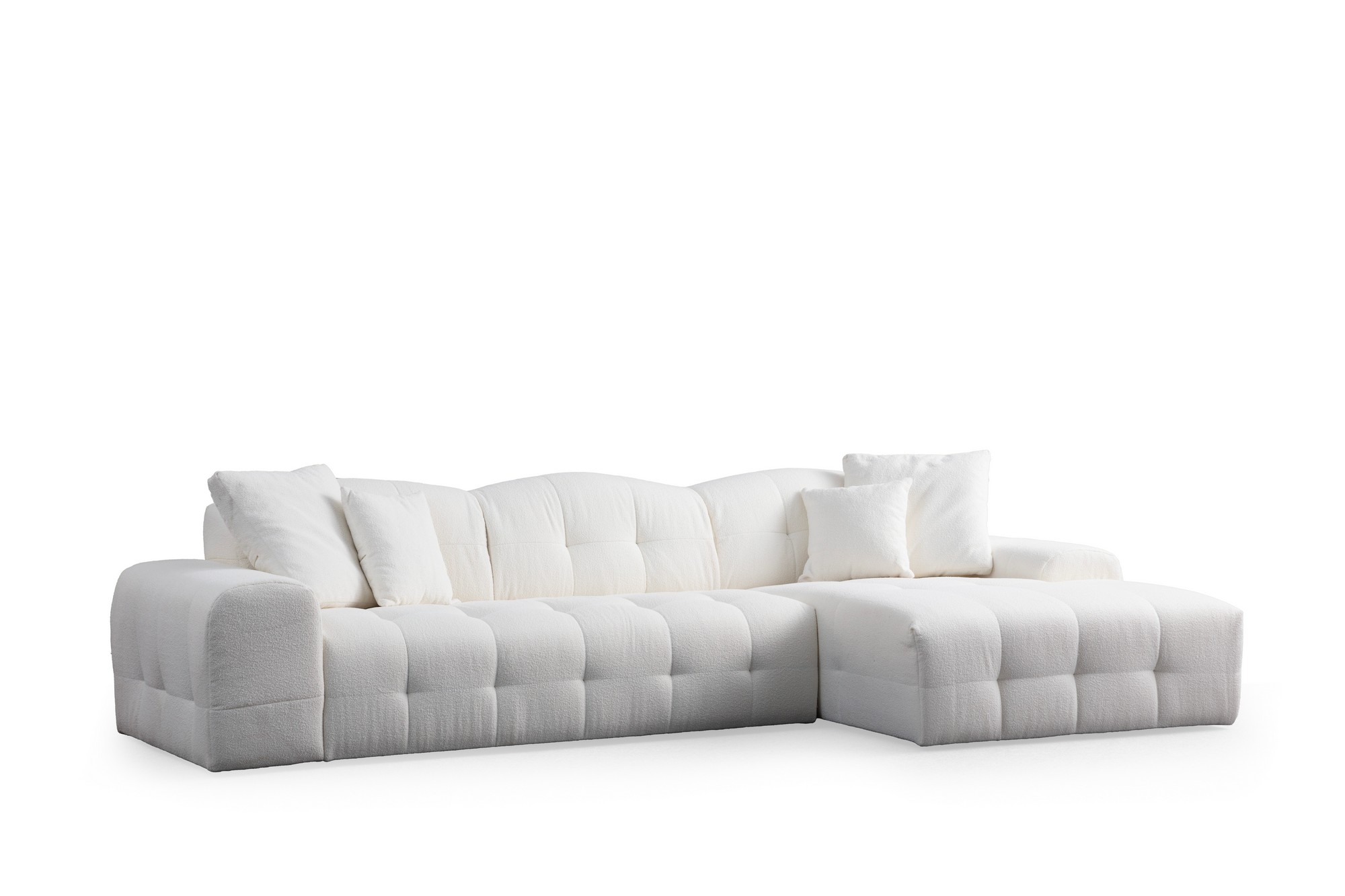 Kulmasohva Valento Furniture Pescara, valkoinen