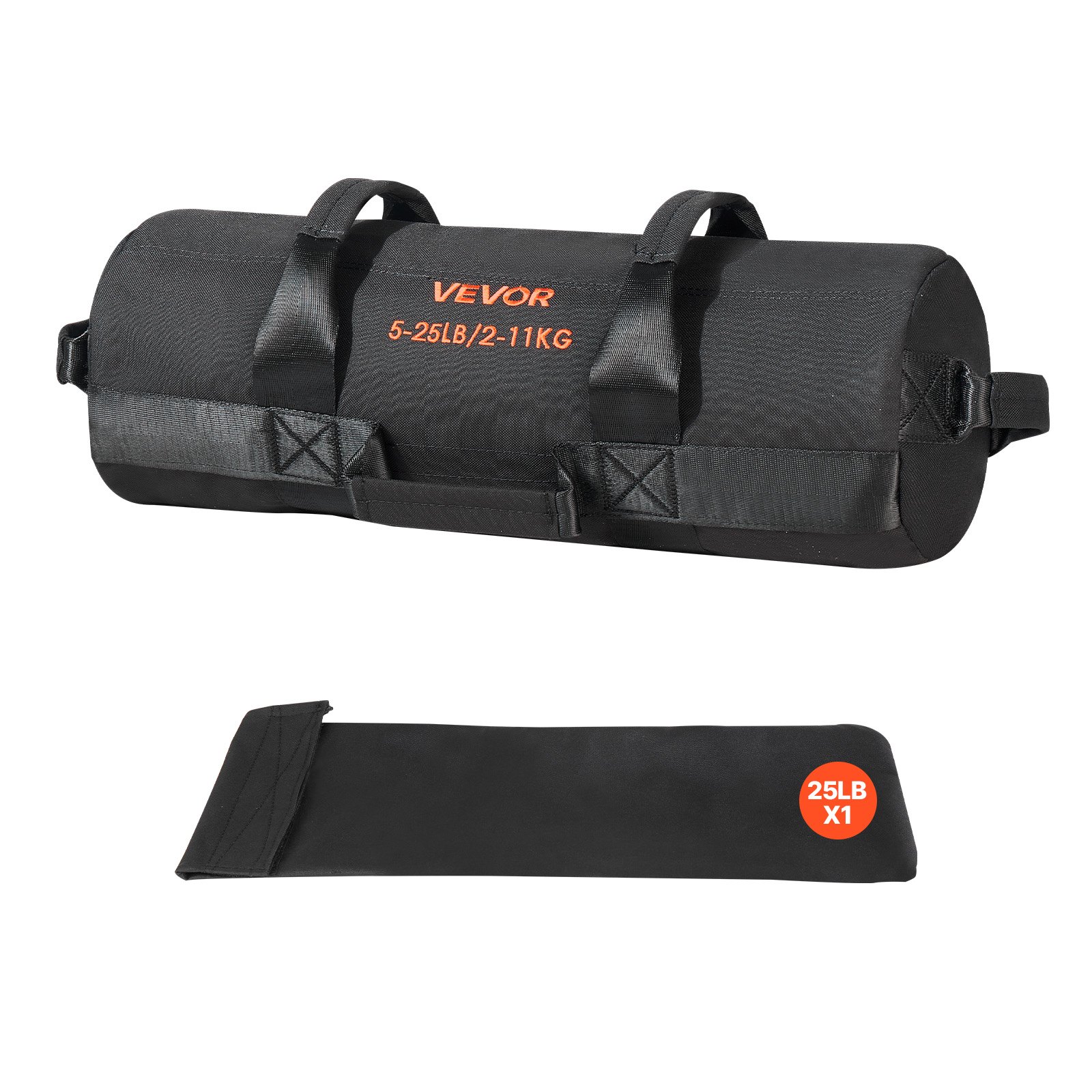Kuntoilusäkki North Craft SX-SS-001, 2-11 kg, Musta